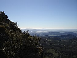 Vista desde El Picacho en Los Alcornocales