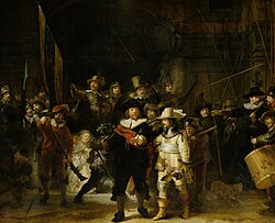 La ronda de noche (1642) de Rembrandt