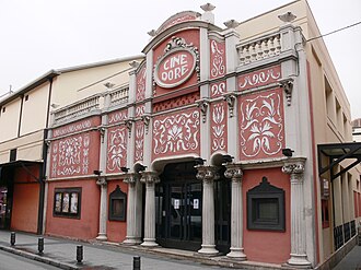 Fachada del Cine Doré en Madrid, sede de la Filmoteca Española