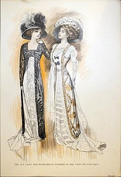 Diseño de moda de 1909