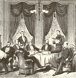 Documento histórico del Tratado de Frankfurt