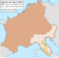 Representación cartográfica histórica de la evolución territorial