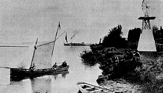 Río Biobío cerca de Concepción en 1903