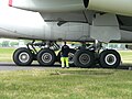 Tren de aterrizaje de un Airbus A380