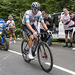 Pogačar durante el Tour de Francia 2023