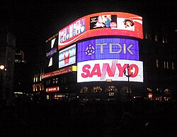 Publicidad en Piccadilly Circus (Londres)