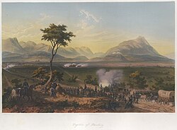 Ilustración de la Batalla de Monterrey