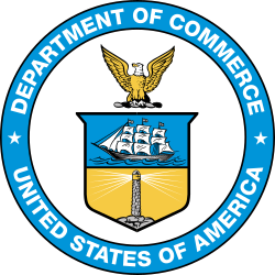 Sello oficial del Departamento de Comercio de los Estados Unidos