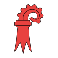 Representación gráfica o emblema histórico asociado al territorio de Basilea.