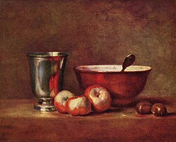 Naturaleza muerta de Chardin de 1760