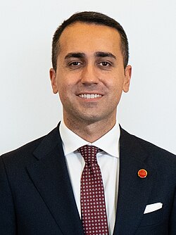 Luigi Di Maio en un acto oficial