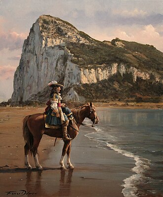 Diego de Salinas justo antes de abandonar Gibraltar