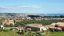 Vista de Catanzaro Lido desde el Parque Arqueológico de Scolacium