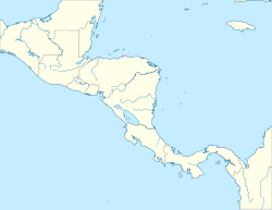 Ubicación de Managua en América Central