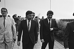 Felipe González junto al primer ministro de los Países Bajos Ruud Lubbers