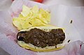 La halfsmoke de Nueva York posee una gran cantidad de salsa.