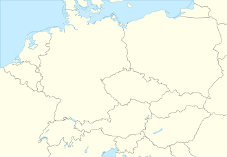 Mapa del delta en Europa Central