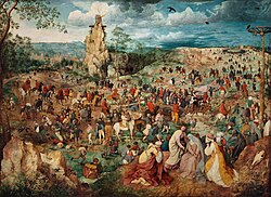 Vista general de La Procesión al Calvario
