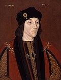 Retrato histórico de Enrique VII, fundador de la dinastía Tudor