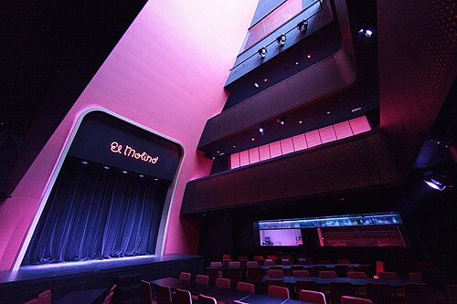 Interior de la Platea de El Molino