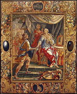 Historia de Semiramis, tapiz flamenco conservado en los Museos Capitolinos, Roma