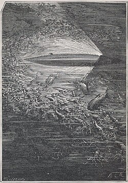 Ilustración del Nautilus de 1870