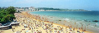 Vista de la playa de El Sardinero en Santander
