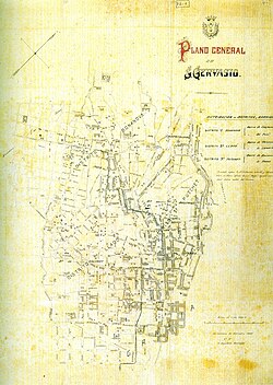 Plano histórico de San Gervasio de 1895