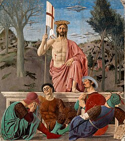 La resurrección de Cristo pintada por Piero della Francesca
