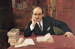 Retrato de Ortega y Gasset pintado por Joaquín Sorolla en 1918