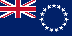 Bandera oficial de las Islas Cook
