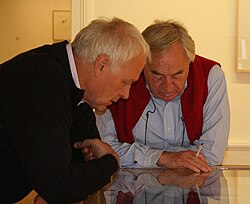 Jürgen Partenheimer y Cees Nooteboom en 2005.