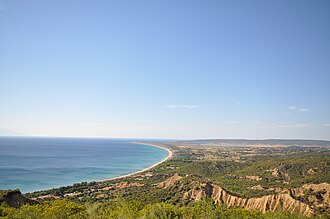 Paisaje costero de la península de Galípoli