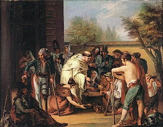 Pintura costumbrista La sopa boba realizada alrededor de 1835 y conservada en el Museo Lázaro Galdiano de Madrid.