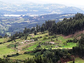 Paisaje rural en Duitama