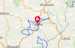Mapa detallado del término municipal de Tolosa