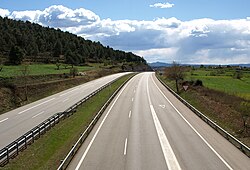 Mapa de ubicación y datos generales de la ruta C-16 en Cataluña