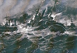 Pintura de la Batalla de Coronel