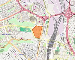 Mapa de la ubicación del CTBA en Madrid