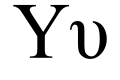 Esquema de evolución del grafema U