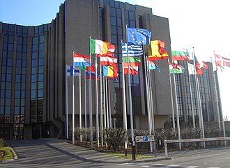 Sede principal del Tribunal de Cuentas Europeo situada en Luxemburgo.
