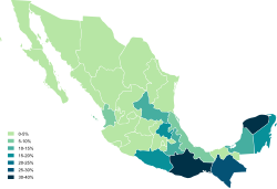 Mapas estadísticos de hablantes de lenguas indígenas