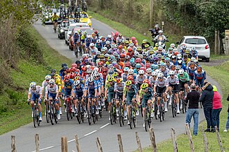 Detalle de la competición ciclista
