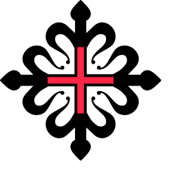 Emblema y representación heráldica de la Orden de Montesa