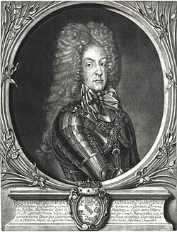 Retrato histórico de Margrave Louis de Baden