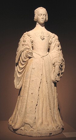 Escultura de Isabel de Portugal en el Museo del Prado.