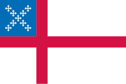 Bandera oficial de la Iglesia episcopal