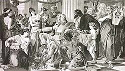 Alarico I, el primero en gobernar a todos los visigodos, importante incursor en el Imperio romano.