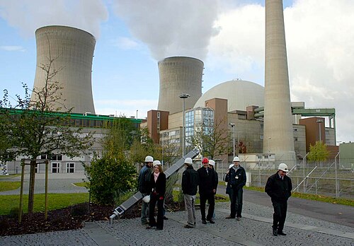 Central nuclear en Grafenrheinfeld, Alemania.
