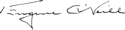 Firma autógrafa de Eugene O'Neill
